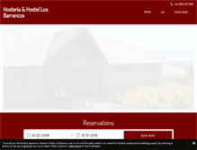 Tablet Screenshot of hosterialosbarrancos.com